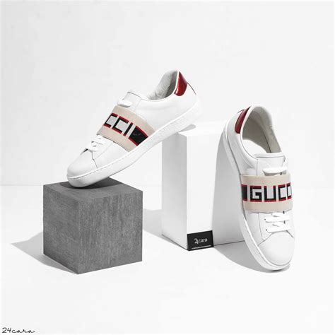 gucci ace strip|Gucci stripe leather sneaker.